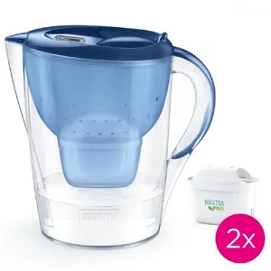 Фильтр-кувшин для воды BRITA Marella XL с 2 сменными картриджами MAXTRA PRO (синие)