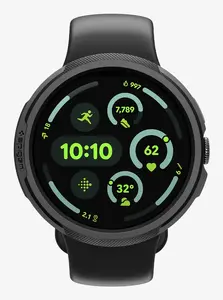 Spigen Liquid Air vāciņš viedpulkstenim, melns, TPU, viegla aizsardzība