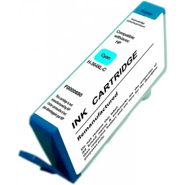 Uprint H-364XLC Cyan ink cartridge Photo 2
