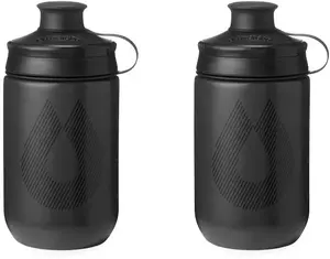 HydraPak Breakaway Muck 440 ml 2-Pack hydration bottles, Charcoal