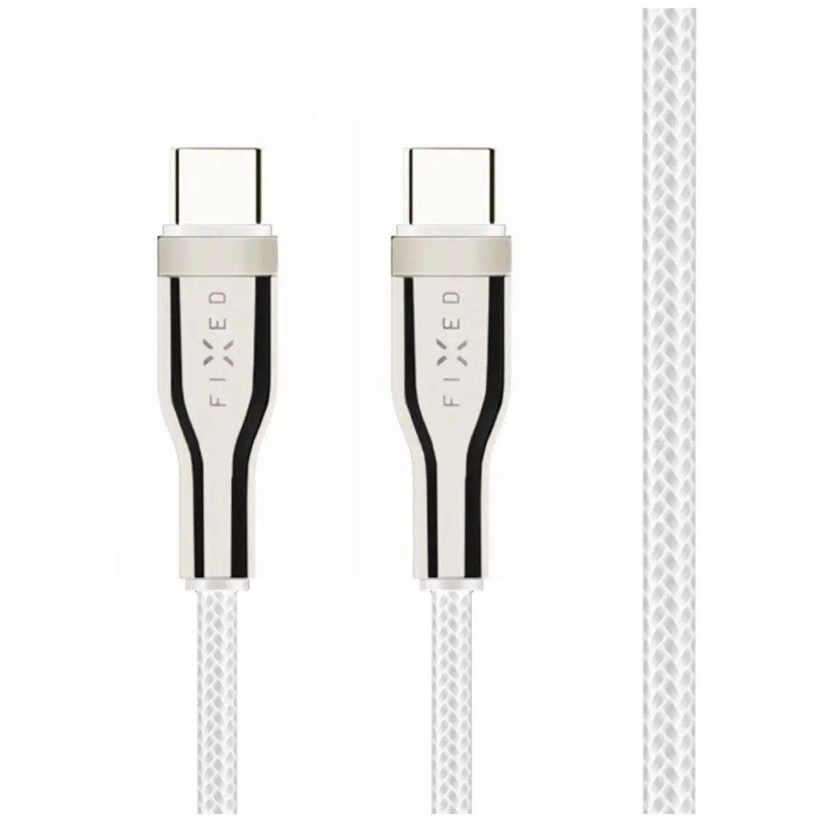 FIXED USB-C to USB-C braided cable 0.5 m Photo 2