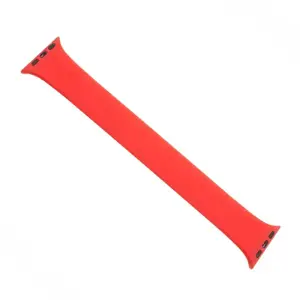 Silicone replacement strap FIXED for Apple Watch 42/44/45/49 mm, size L, red
