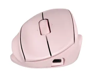 Peles HP Tilt Ergo PNK MSE 720M — ergonomiska bezvadu pele, rozā, 0.12 kg