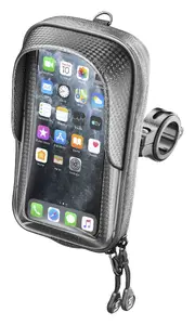 INTERPHONE Master Universal Smartphone Holder with Zip and Clamp Mount for Bike and Car in Black