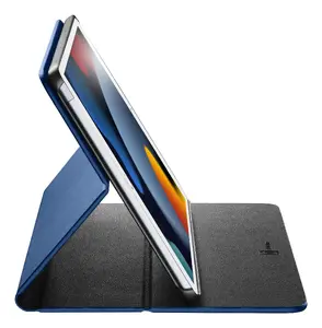 Tablet case Cellularline Folio for iPad 10.2" (2019/2020/2021) — folio cover with stand, faux leather, 331 g