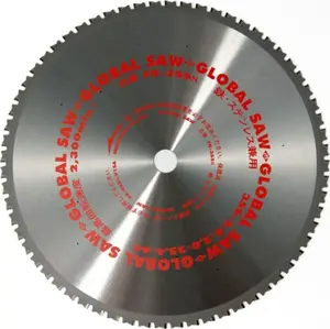Apaļā zāģa asmens GLOBAL SAW 355×2,4/2,0×25,4 mm, 64 zobi, CERMET — tērauda griešanai