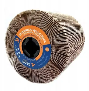 Abrasive flap wheel Glob Tools 100x100x19 mm cloth P120 for satin finishing (GLOBTOOLS-SLW-10019-P120)