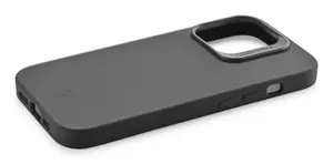 Soft-touch silicone phone cover Sourcing Sensation+ for iPhone 15 Plus (6.7") — Black