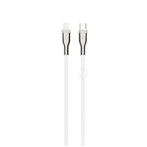 USB-C to USB-C/Lightning Braided Cable FIXED 0.5 m, USB 2.0, white