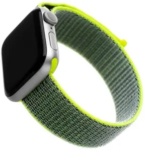 Nylon Watch Strap FIXED for Apple Watch 38/40/41 mm, dark lime