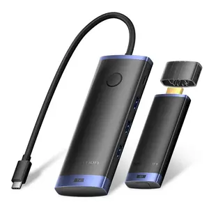 Bezvadu displeja adapteris Vention TPVBB — HDMI dongle, Full HD, Wi‑Fi, 5V/2A, atbalsts Android/iOS