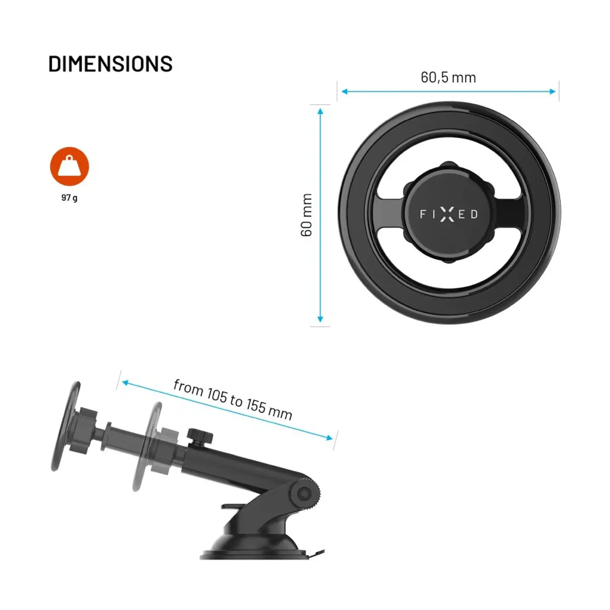 FIXED MagMount XL phone holder Photo 10