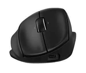 Беспроводная эргономичная мышь HP Tilt Ergonomic Mouse 720M для правой руки с Bluetooth и RF Wireless, 6000 DPI, 7 кнопок, черного цвета