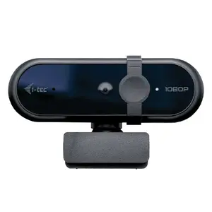 Webkamera ITEC SOLOMON 100 1080p, 2 MP, Full HD 1920×1080, USB, ar klipu, melna