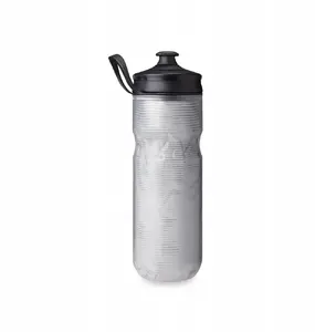 Izolēta mīkstā pudele HydraPak Polar Sport Pulse 600 ml, balta