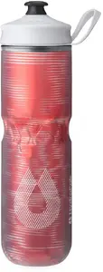 HydraPak izolēta mīkstā pudele Polar Sport Pulse 700 ml, sarkana