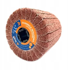 Cylindrical Flap Wheel Glob TOOLS kombi 100×100×19 mm, coarse (60 grit)