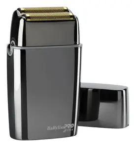 Folijas skuveklis BaByliss PRO FoilFX02 — 2 galviņas, AC/akumulators, 180 min darbība, sudrabots
