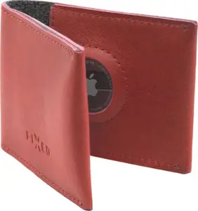 Wallet FIXED Mini Smart Wallet for AirTag — compact wallet with AirTag slot, red