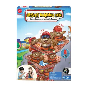 Настольная игра Ravensburger Games Beaver Building Fun — семейная игра на мелкую моторику для 2–4 игроков, от 6 лет