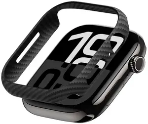 Aizsargvāciņš Pitaka Air Case priekš Apple Watch 10 / 11 46 mm — Pitaka PIT107, melni‑pelēks