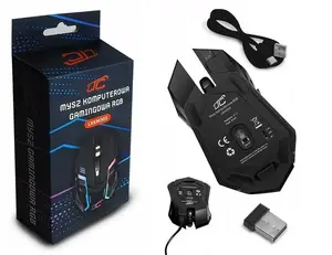 Проводная игровая мышь LTC LXKM303, 6 кнопок, RGB-подсветка, до 3200 DPI