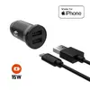 FIXED Dual USB автомобильное зарядное 15W с Lightning Photo 11