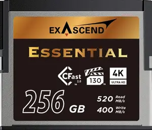 CFast 2.0 memory card Exascend Essential 256 GB