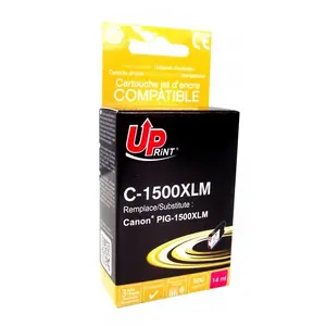 Картридж Uprint T3AZUR CJ1500XLMUP Магента, 14 мл, ресурс 1050 страниц