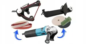 Набор шлифовальной техники Glob INOX2 — шлифмашина Makita 9565CVR с GS01-00, GS07-00 и комплектом абразивных материалов для нержавеющей стали