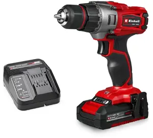Cordless Drill/Driver EINHELL TE-CD 18/2 Li, 18V, includes 1×2.0Ah battery