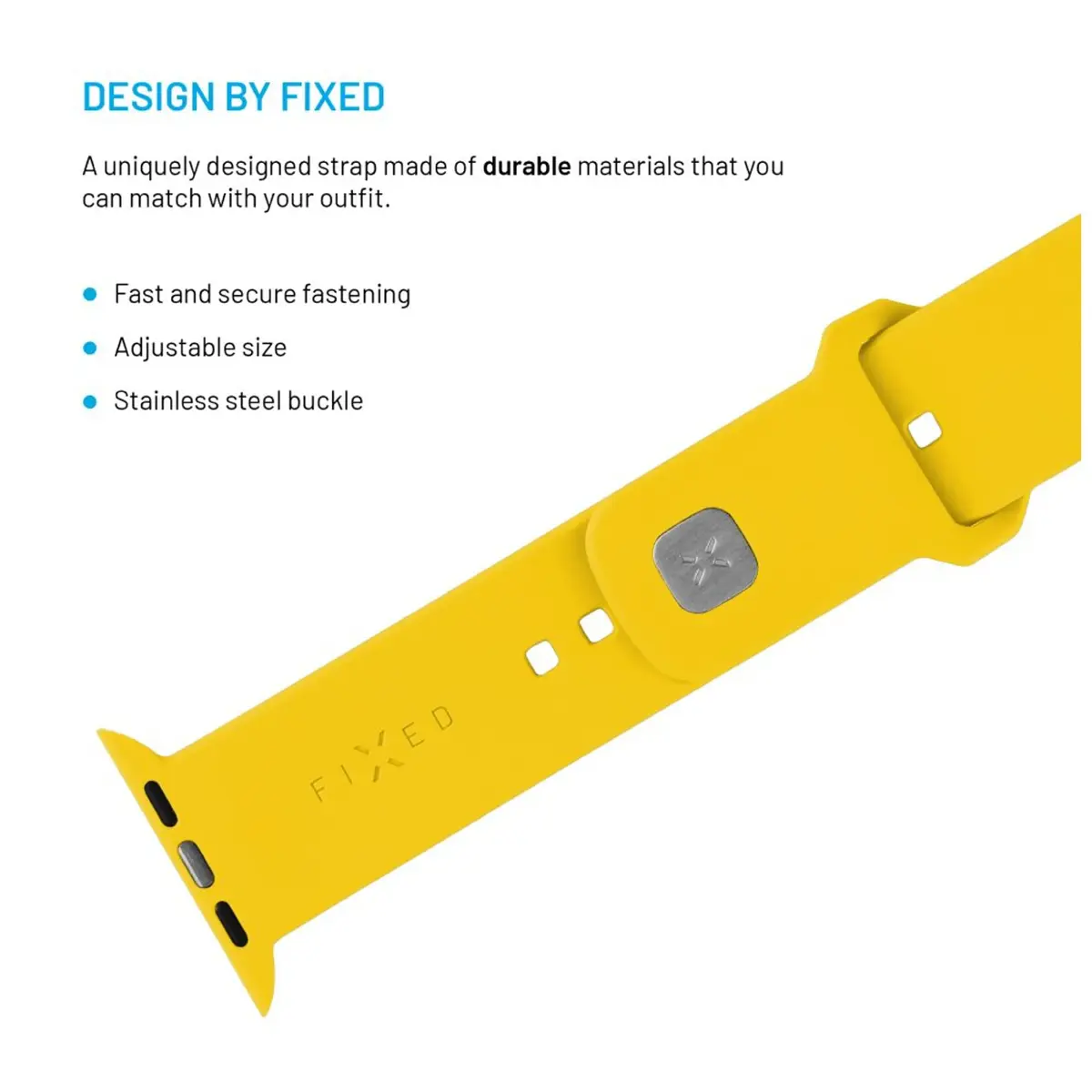 FIXED силиконовый спортивный ремешок для Apple Watch 42/44/45/46 мм Photo 4