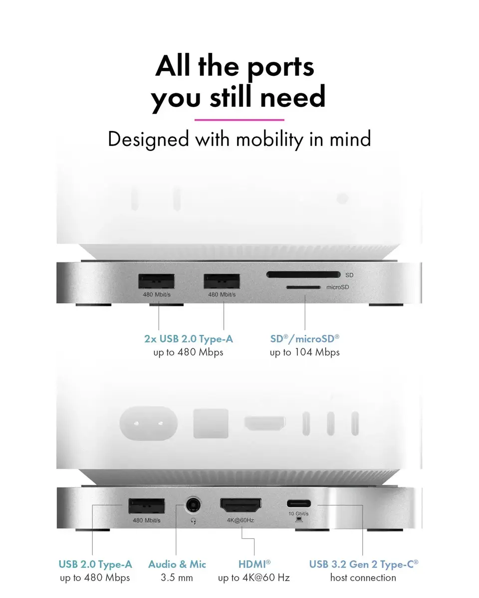 ICY BOX 7-in-1 USB Type-C dokstacija ar M.2 NVMe Photo 4