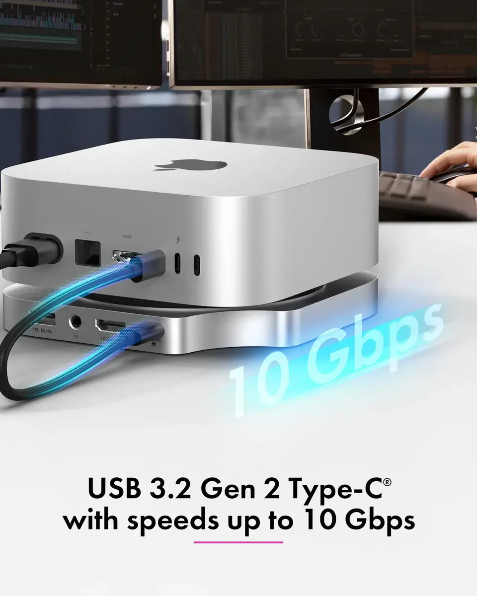 ICY BOX 7-in-1 USB Type-C dokstacija ar M.2 NVMe Photo 6