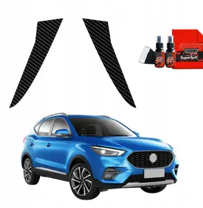 Car pillar trim film GrizzGlass BodyShield for MG ZS Classic (2019–2025) 2-in-1 carbon finish