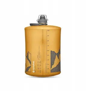 Спортивная бутылка HydraPak Stow 1L, мягкая складывающаяся фляга для воды, 1 л, золотисто‑жёлтая