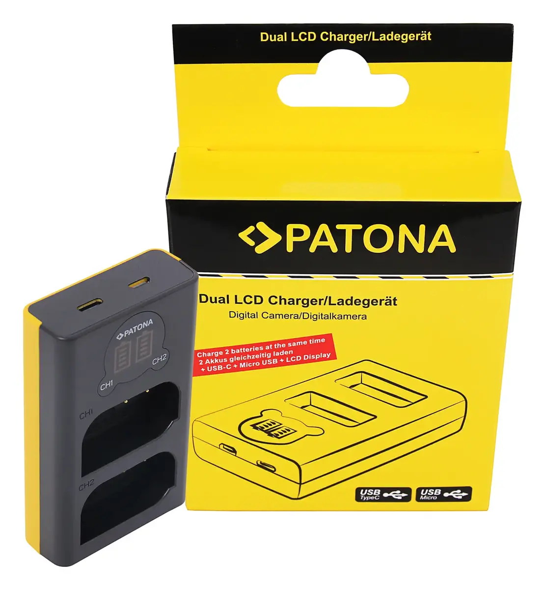 Lādētājs PATONA 9886 kameras akumulatoriem Photo 5