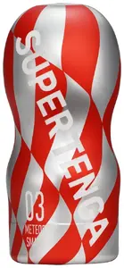 Vienreizlietojams masturbators TENGA Super Tenga Meteor Smash — vakuuma trauks, iekšā PU putas, 16,1 cm, 188 g