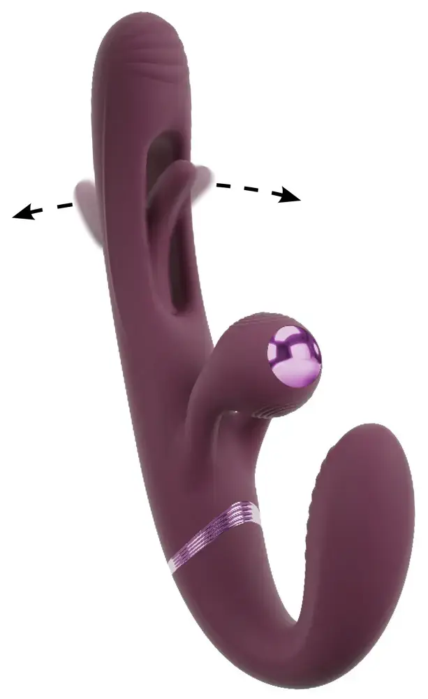 Javida Strapless Strap-On Flic dubultvibrators Photo 7