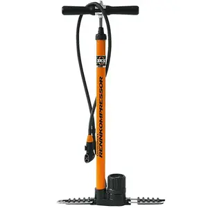 Напольный насос SKS Rennkompressor Orange — велосипедный насос, высота 650 мм, оранжевый