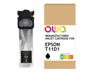 Ink cartridge ARMOR compatible with EPSON C13T11D140 — black
