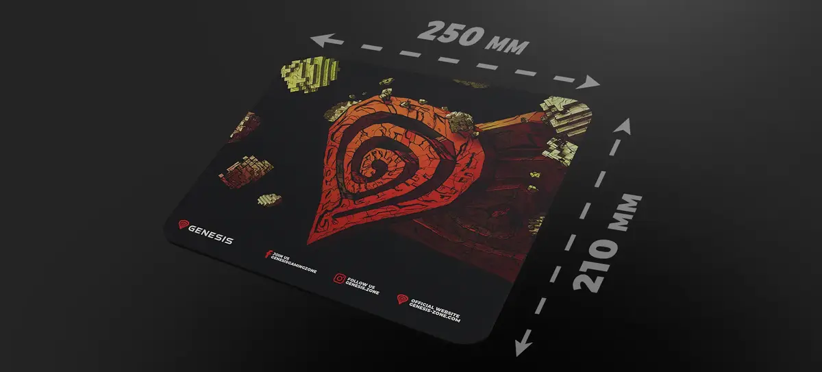 NATEC GENESIS Ancient Stone gaming mouse pad Photo 11