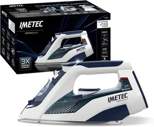 Паровой утюг Imetec ZeroCalc Z3 3500 с технологией Anticalcare, подошва с множеством отверстий