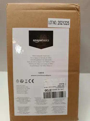 Паровой утюг Amazon Basics 1200 Вт, тефлоновая подошва Photo 5
