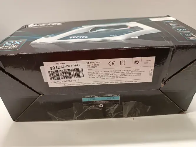 Imetec ZeroCalc Z1 2500 паровой утюг Photo 6