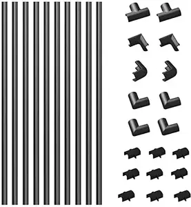 Cable duct 20 x 10 mm, cable management strip, 20 mm width — Ecost Customer Return (EC/24282285)