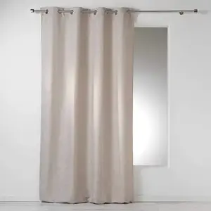 Curtain with Eyelets Nenurodyta HOMEA, Polyester-Linen blend, 260 x 140 cm