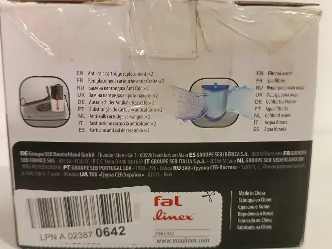 Tefal antikalcija kasetne EC/23870642 Photo 5