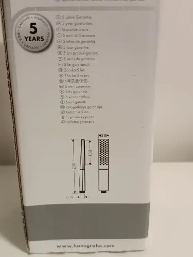 hansgrohe Rainfinity душевая лейка EC/684824759 Photo 4