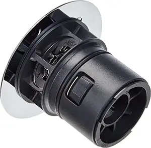 Valve cover Geberit Clou 241993211 — high-gloss chrome-plated trim for concealed cistern
